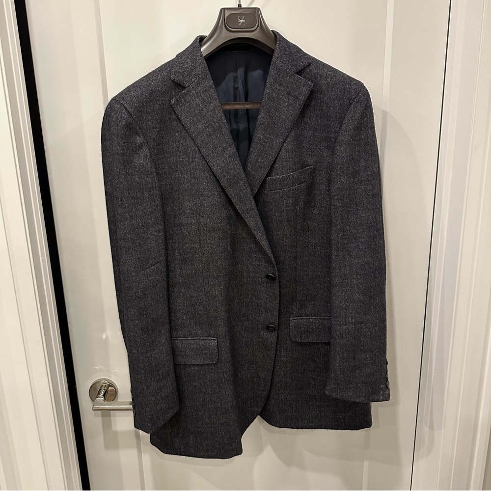 Z Zegna Charcoal Blazer